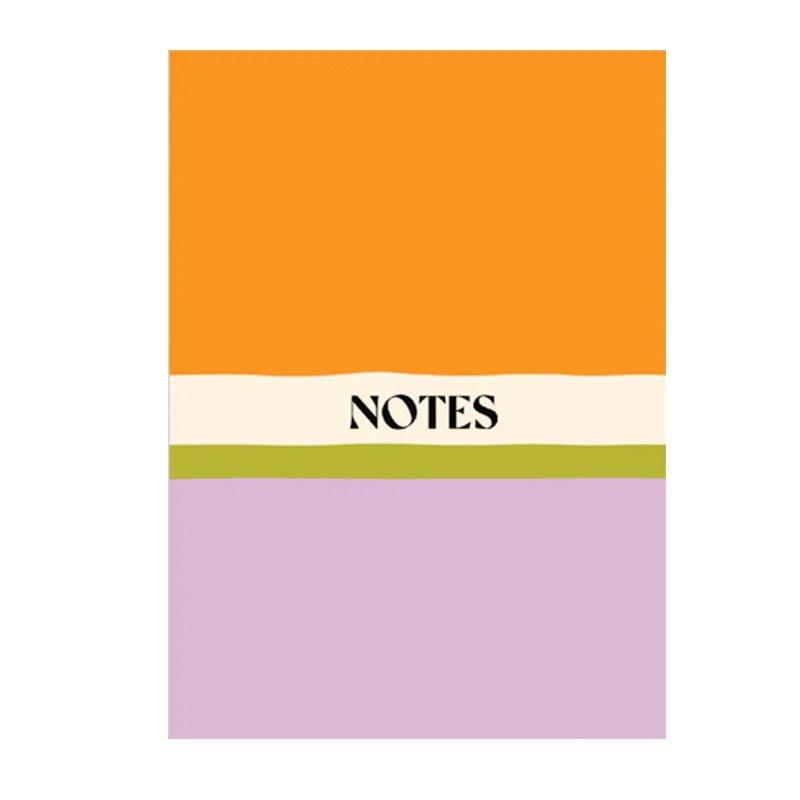 Color Block Lined Notebook - A5 - Waha Lifestyle