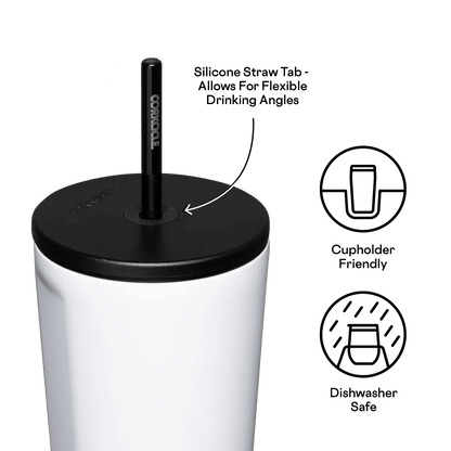 CORKCICLE Cold Cup Insulated Tumbler With Straw - 710ml in Kuwait - Waha Lifestyle