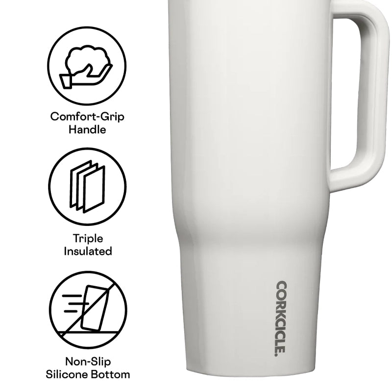 Cruiser Stainless Steel Insulated Tumbler with Handle - 1.2L