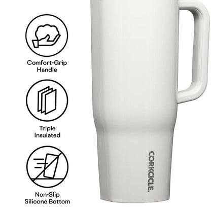 Cruiser Stainless Steel Insulated Tumbler with Handle - 1.2L
