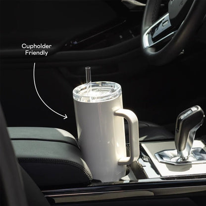 Cruiser Stainless Steel Insulated Tumbler with Handle - 1.2L