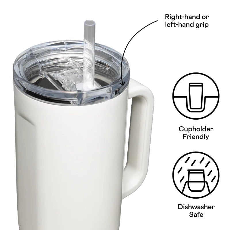 Cruiser Stainless Steel Insulated Tumbler with Handle - 1.2L