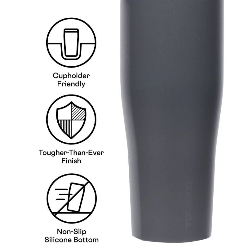 Go Cup XL Insulated Tumbler with Straw &amp; Handle – 887ml