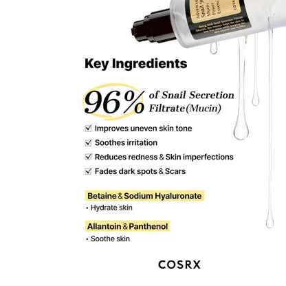 Advanced Snail 96 Mucin Power Essence - 100ml