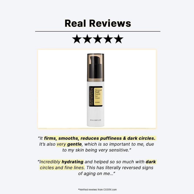 Advanced Snail Peptide Eye Cream - 25ml