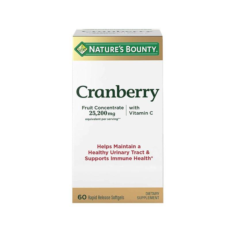 NATURES BOUNTY Cranberry Concentrate Triple Strength - 60 Softgels - Waha Lifestyle