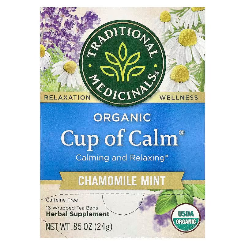 Cup of Calm Chamomile Mint Herbal Tea - 16bags - Waha Lifestyle