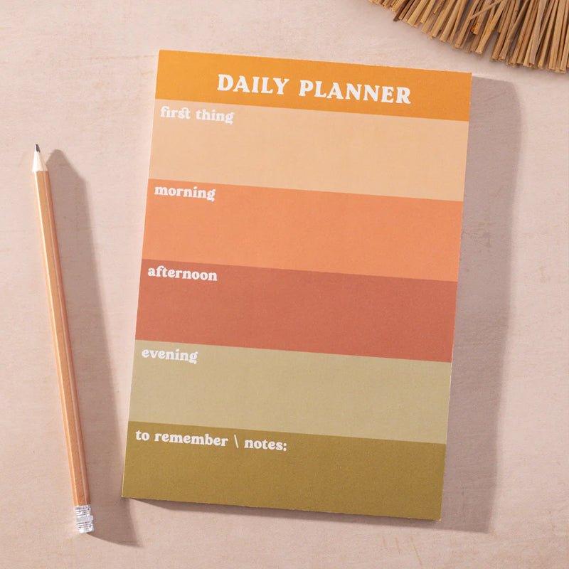 Daily Planner Pad Color Block Notepad - A5 - Waha Lifestyle