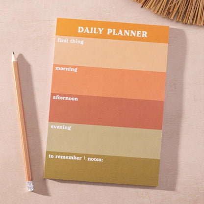 Daily Planner Pad Color Block Notepad - A5 - Waha Lifestyle