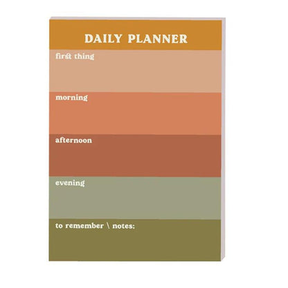 Daily Planner Pad Color Block Notepad - A5 - Waha Lifestyle