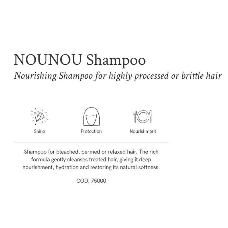Nounou Nourishing Shampoo for Damaged Hair - 250ml