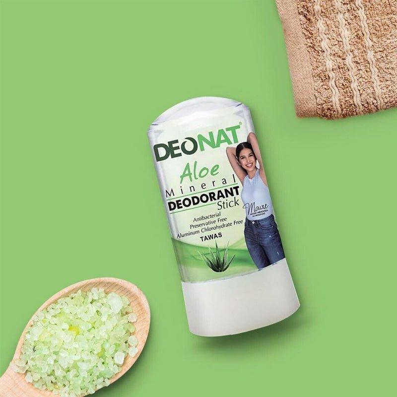 DeoNat Aloe Vera Mineral Deodorant Stick - 60g - Waha Lifestyle