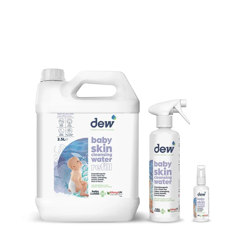 Natural &amp; Hypoallergenic Baby Skin Cleansing Water - 65ml