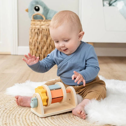 Baby Activity Spinner Toy for Tummy Time - Birdee Colour Mix