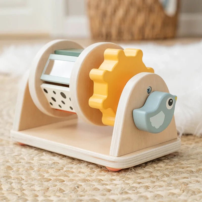 Baby Activity Spinner Toy for Tummy Time - Birdee Colour Mix