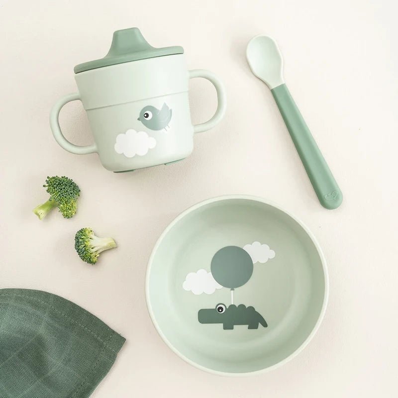 Foodie First Meal Set for Babies &amp; Toddlers with Non-Slip Suction Base