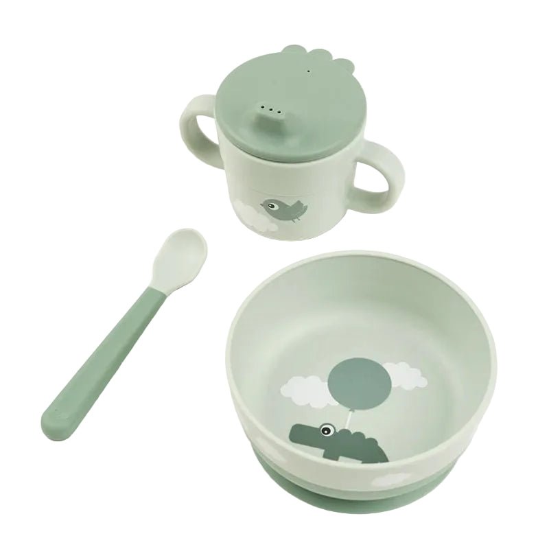 Foodie First Meal Set for Babies &amp; Toddlers with Non-Slip Suction Base