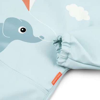 DONE BY DEER Playground Waterproof Long Sleeved Baby Bib with Elasticated Sleeves in Kuwait - Waha Lifestyle