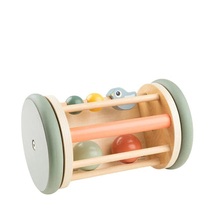 Rolling Activity Mirror for Baby Tummy Time - Birdee Colour Mix