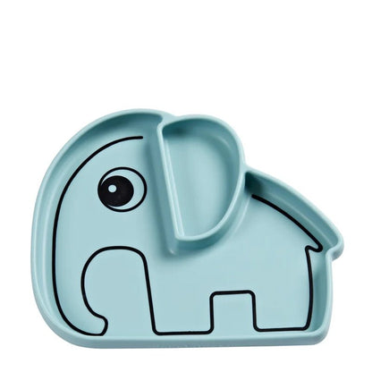 Silicone Non-Slip Stick &amp; Stay Feeding Plate for Babies