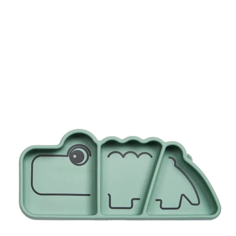 Silicone Non-Slip Stick &amp; Stay Snack Plate for Kids
