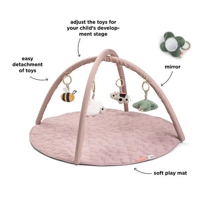 Tiny Farm Activity Play Mat with Arches - Powder