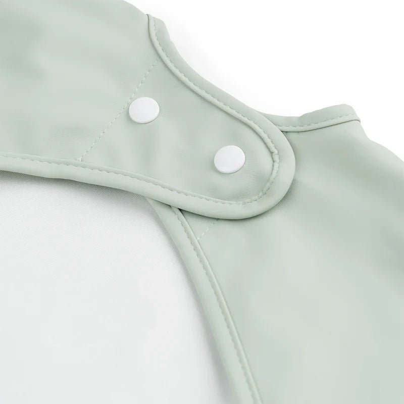 Waterproof Long Sleeved Baby Bib with  Elasticated Sleeves