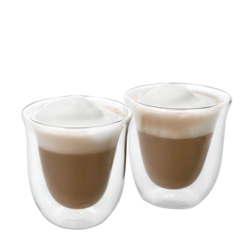 Double - Walled Glass Cappuccino Coffee Cup Set - 2pcs - Waha Lifestyle