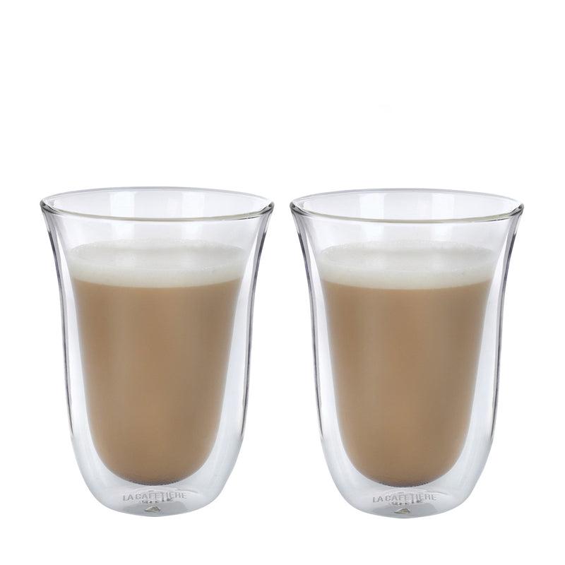 Double - Walled Glass Latte Cup Set - 2pcs - Waha Lifestyle