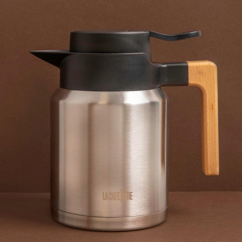 Double - Walled Vacuum Stainless Steel Jug For Hot Drinks - 1.2Ltr - Waha Lifestyle