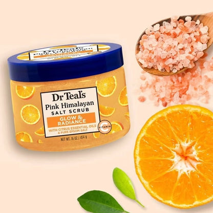 Glow and Radiance Pure Epsom Salt Scrub with Vitamin C - 454g