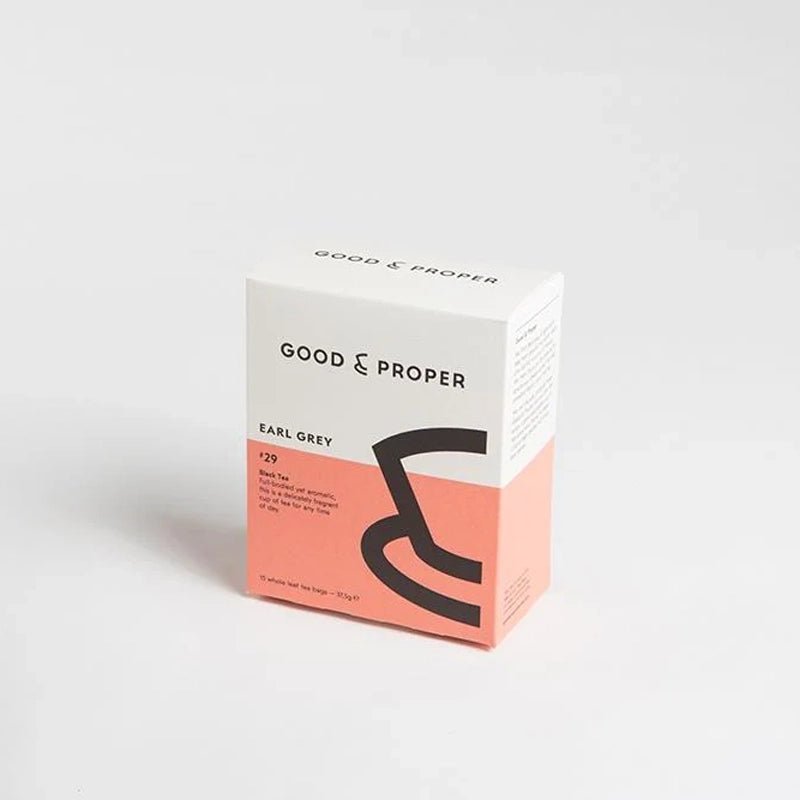 GOOD &amp; PROPER TEA Earl Grey Black Tea - 15bags - Waha Lifestyle