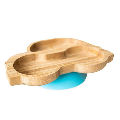 Eco Rascals Bamboo Suction Plate - Car Shape - Waha Lifestyle