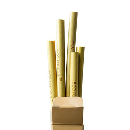 Eco Rascals Reusable Bamboo Straws Set - 5pcs - Waha Lifestyle