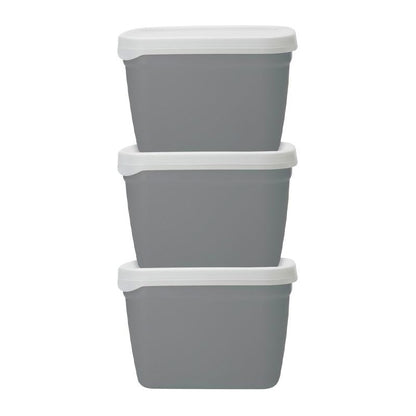 Eco Stackable Recycled Food Storage Set - 3pcs - Waha Lifestyle