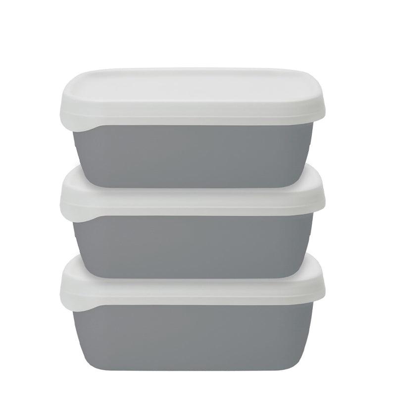 Eco Stackable Recycled Food Storage Set - 3pcs - Waha Lifestyle