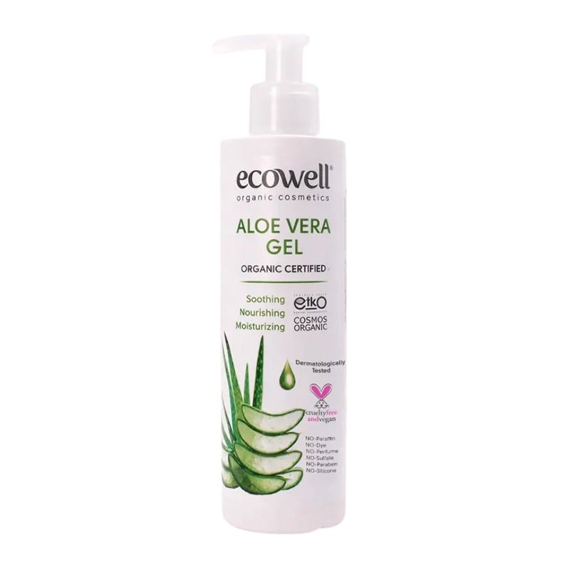Organic Aloe Vera Gel for Face &amp; Body - 200ml