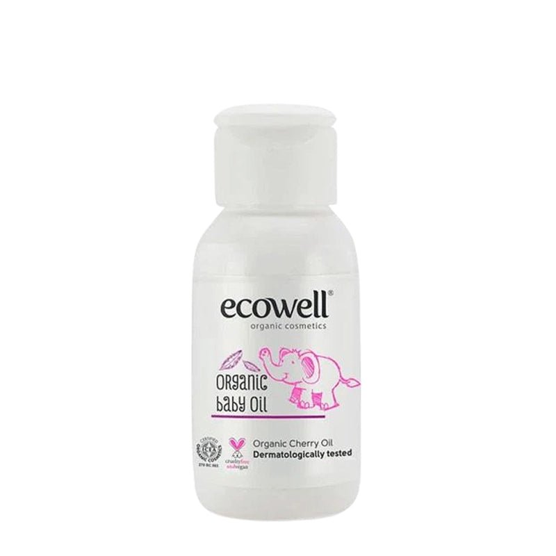 Organic Baby Massage Oil with Sesame &amp; Cherry Oil - 50ml