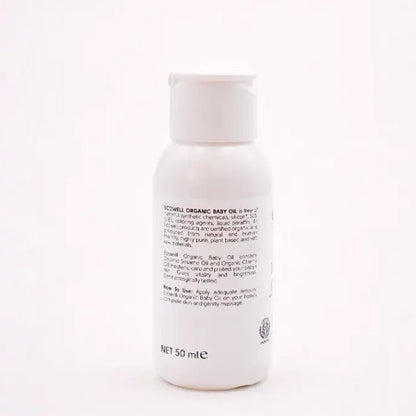Organic Baby Massage Oil with Sesame &amp; Cherry Oil - 50ml