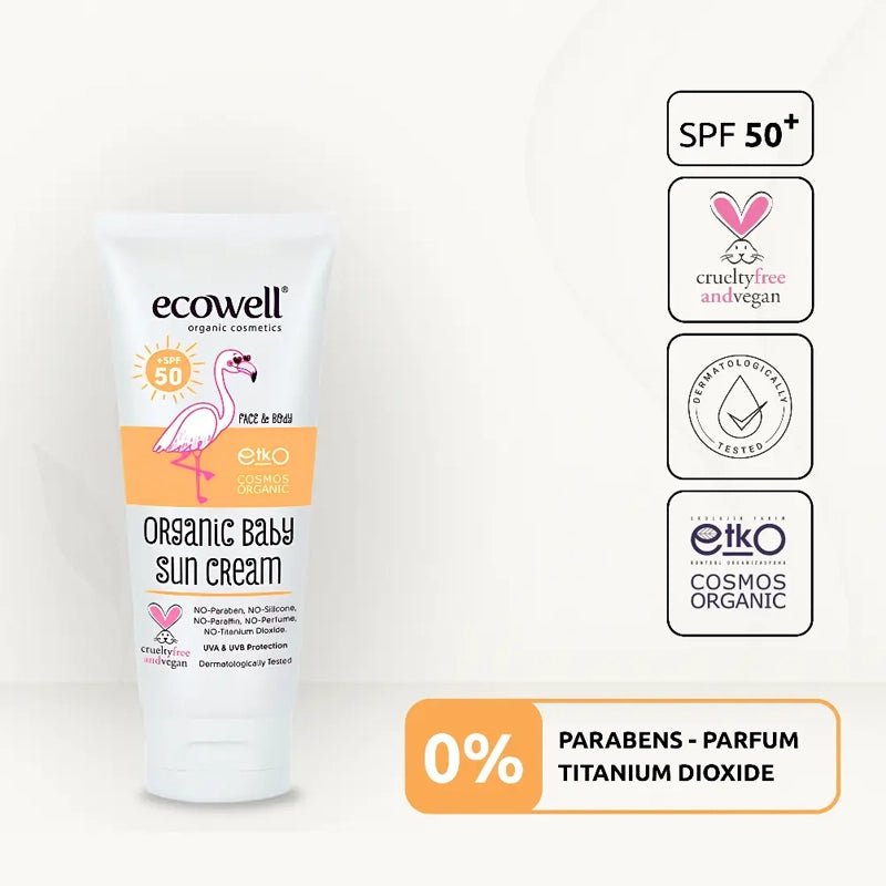 Organic Baby Sun Cream 50 SPF - 110g