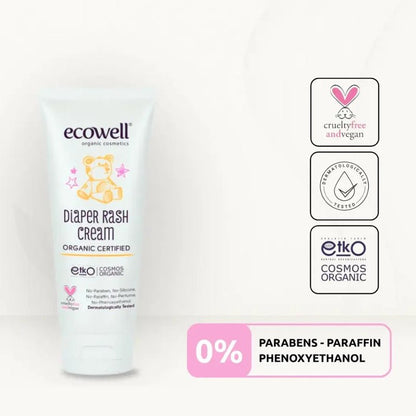 Organic Diaper Rash Cream – Gentle Baby Skin Care (110g)