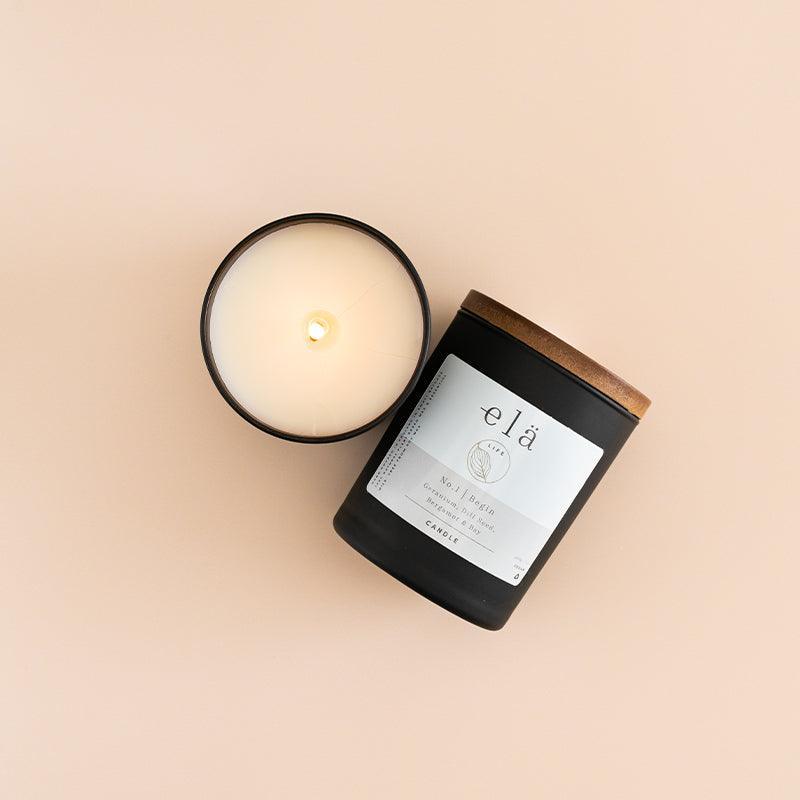 Ela Life Begin No.1 Candle - 160g - Waha Lifestyle