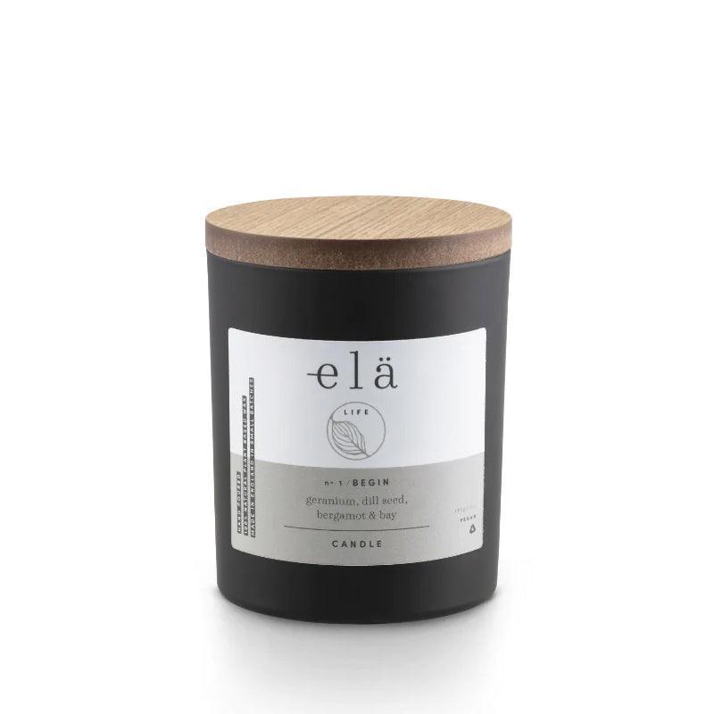 Ela Life Begin No.1 Candle - 160g - Waha Lifestyle