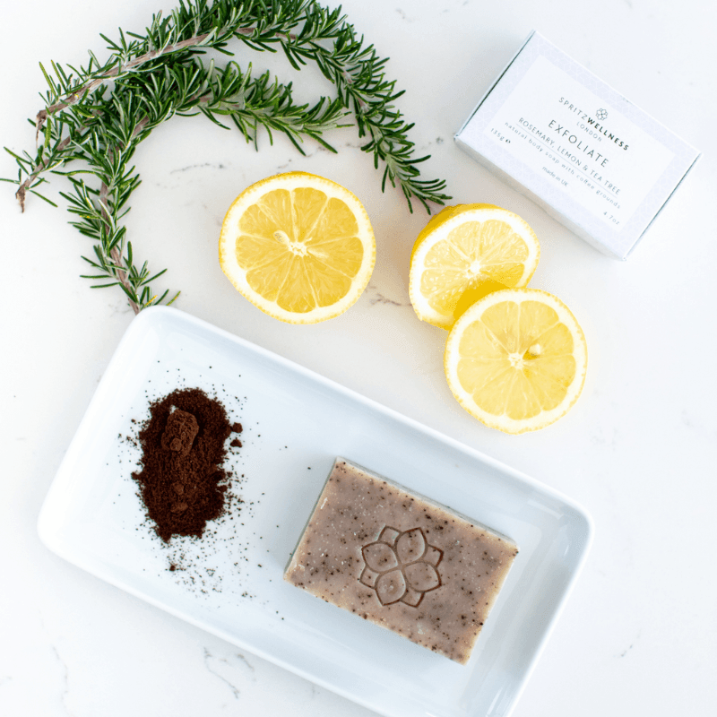 Exfoliate Rosemary, Lemon &amp; Tea Tree Body Soap - Waha Lifestyle