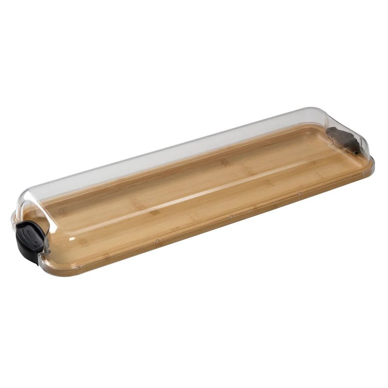Build-a-Board Bamboo Long Serving Tray &amp; Lid