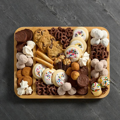 Build-a-Board Bamboo Rectangluar Serving Tray &amp; Lid