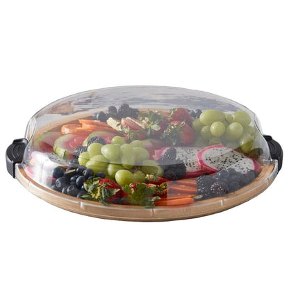 Build-a-Board Bamboo Round Serving Board
