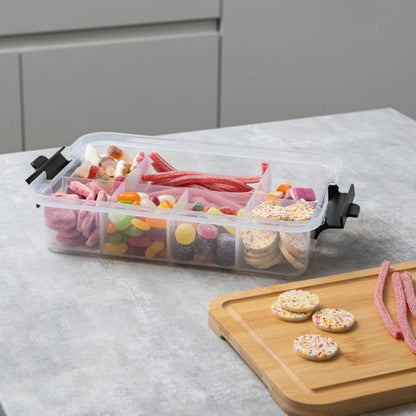SnackleBox Bamboo Board &amp; Box with Compartments