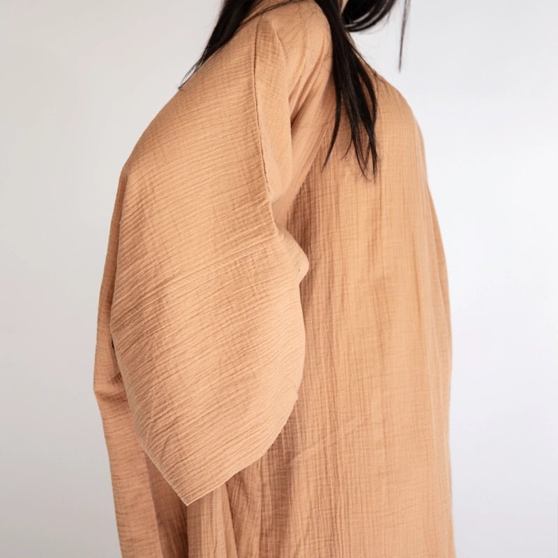 HAWA Fiona Halter Neck Long Dress - Brown - Waha Lifestyle