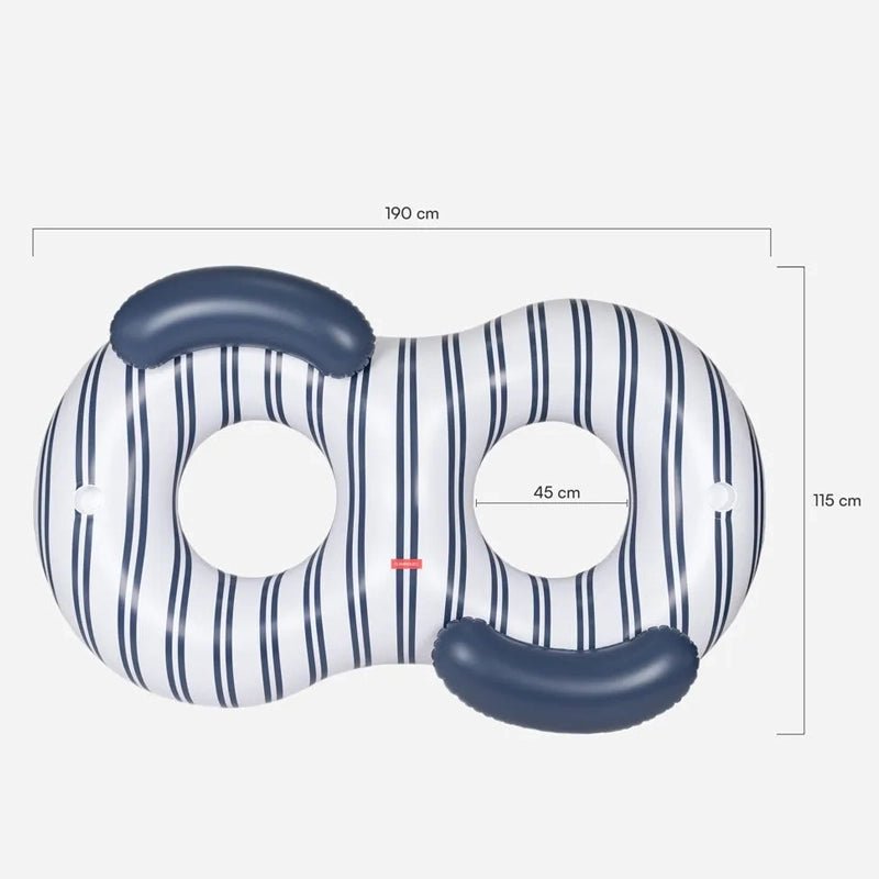 Lisbon Donut Double Seat Lounge Swimming Pool Float